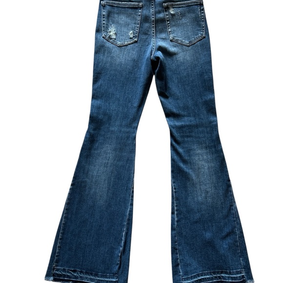 Flying Monkey Women’s High Rise Panel Flare Jeans.  Size 26 - Picture 5 of 9